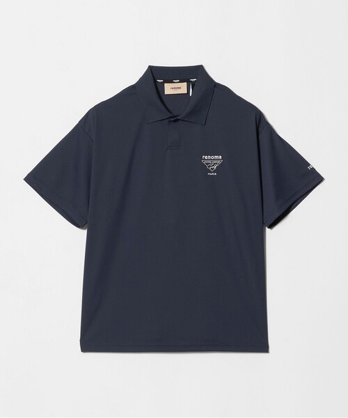 renoma GOLF(レノマゴルフ)の「【別注】<renoma GOLF × UNITED ARROWS GOLF>PHOTO POLO/ポロシャツ(ポロシャツ・メンズ・ホワイト/ネイビー・S/L/M/XL)」の2枚目の写真