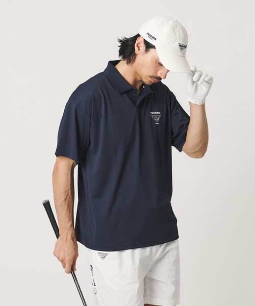 renoma GOLF(レノマゴルフ)の「【別注】<renoma GOLF × UNITED ARROWS GOLF>PHOTO POLO/ポロシャツ(ポロシャツ・メンズ・ホワイト/ネイビー・S/L/M/XL)」の3枚目の写真