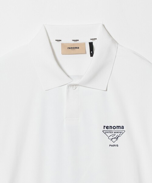 renoma GOLF(レノマゴルフ)の「【別注】<renoma GOLF × UNITED ARROWS GOLF>PHOTO POLO/ポロシャツ(ポロシャツ・メンズ・ホワイト/ネイビー・S/L/M/XL)」の7枚目の写真