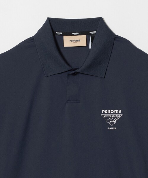 renoma GOLF(レノマゴルフ)の「【別注】<renoma GOLF × UNITED ARROWS GOLF>PHOTO POLO/ポロシャツ(ポロシャツ・メンズ・ホワイト/ネイビー・S/L/M/XL)」の8枚目の写真