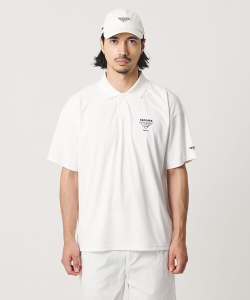 renoma GOLF(レノマゴルフ)の「【別注】<renoma GOLF × UNITED ARROWS GOLF>PHOTO POLO/ポロシャツ(ポロシャツ・メンズ・ホワイト/ネイビー・S/L/M/XL)」の22枚目の写真