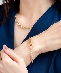 Rivel（リヴェル）の「【ANNIKA INEZ】ブレスレット留め具モチーフ　Ample Clasp Bracelet Lrg（ブレスレット）」