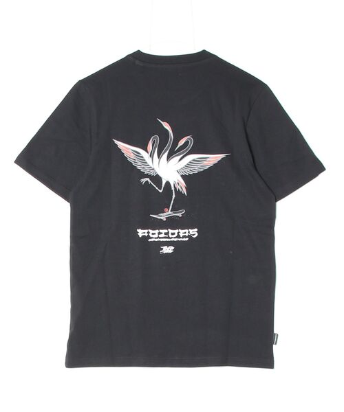 adidas(アディダス)の「SKATEBOARDING x TEMPLE OF SKATE CRANE TEE / アディダスオリジナルス adidas Originals(Tシャツ/カットソー・メンズ・ブラック・XX-LARGE/3XL/LARGE/MEDIUM/SMALL/X-LARGE/X-SMALL)」の9枚目の写真