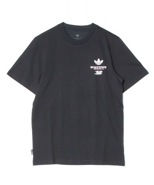 adidas(アディダス)の「SKATEBOARDING x TEMPLE OF SKATE CRANE TEE / アディダスオリジナルス adidas Originals(Tシャツ/カットソー・メンズ・ブラック・XX-LARGE/3XL/LARGE/MEDIUM/SMALL/X-LARGE/X-SMALL)」の8枚目の写真