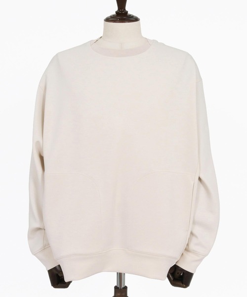 CALL&RESPONSE(コールアンドレスポンス)の「mlt5767- ステッチアートPO クジラ ダンボールニット(263-1321-03)(Tシャツ/カットソー・メンズ・ベージュ/ブラック・4/5/2)」の21枚目の写真