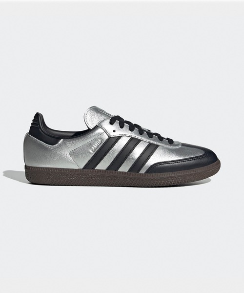 Chick(チック)の「adidas/アディダス adidas SAMBA OG スエード レザースニーカー オリジナル(スニーカー・メンズ・シルバー・23)」の4枚目の写真