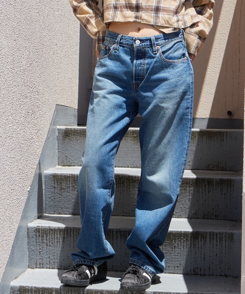 Levi's(リーバイス)の「LEVI'S/リーバイス 501'90S LIGHTWEIGHT ミディアムインディゴ デニムパンツ ジーンズ ジーパン ストレート レディース 2026年 秋 秋服 冬 冬服(デニムパンツ・レディース・インディゴブルー・W25xL30/W26xL30/W27xL30)」の16枚目の写真