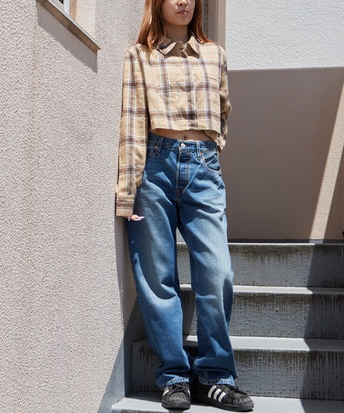 Levi's(リーバイス)の「LEVI'S/リーバイス 501'90S LIGHTWEIGHT ミディアムインディゴ デニムパンツ ジーンズ ジーパン ストレート レディース 2026年 秋 秋服 冬 冬服(デニムパンツ・レディース・インディゴブルー・W25xL30/W26xL30/W27xL30)」の13枚目の写真
