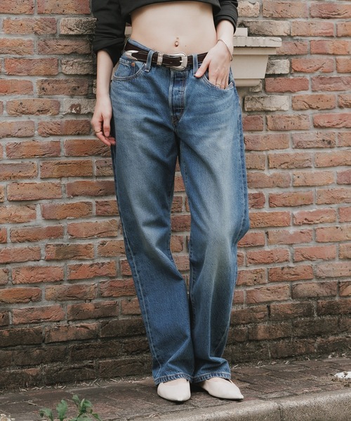 Levi's(リーバイス)の「LEVI'S/リーバイス 501'90S LIGHTWEIGHT ミディアムインディゴ デニムパンツ ジーンズ ジーパン ストレート レディース 2026年 秋 秋服 冬 冬服(デニムパンツ・レディース・インディゴブルー・W25xL30/W26xL30/W27xL30)」の18枚目の写真