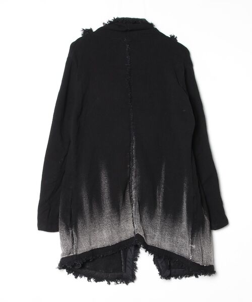 KMRii(ケムリ)の「KMRii/ケムリ/Discharged Sally Twill Drape CD03(カーディガン/ボレロ・レディース・ブラック・1)」の2枚目の写真