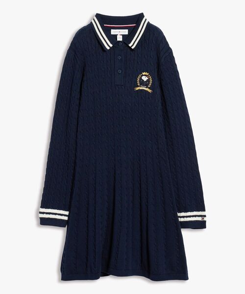 TOMMY HILFIGER(トミーヒルフィガー)の「PEANUTS COLLECTION ケーブルワンピース(ワンピース・キッズ・ネイビー・150cm)」の6枚目の写真