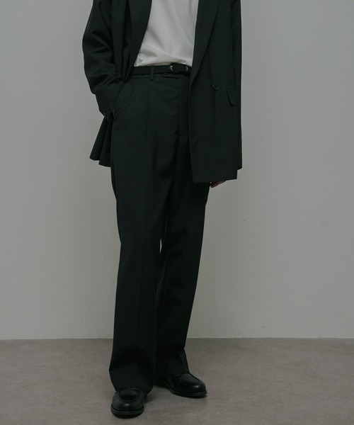 URBAN RESEARCH DOORS（アーバンリサーチドアーズ）の「HT Gabardine 2Tuck Pants（その他パンツ・メンズ・ブラック/ネイビー・MEDIUM/LARGE/SMALL）」の9枚目の写真