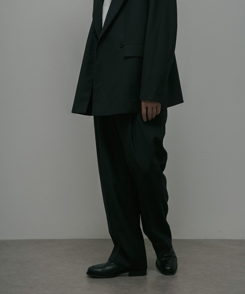 URBAN RESEARCH DOORS（アーバンリサーチドアーズ）の「HT Gabardine 2Tuck Pants（その他パンツ・メンズ・ブラック/ネイビー・MEDIUM/LARGE/SMALL）」の10枚目の写真