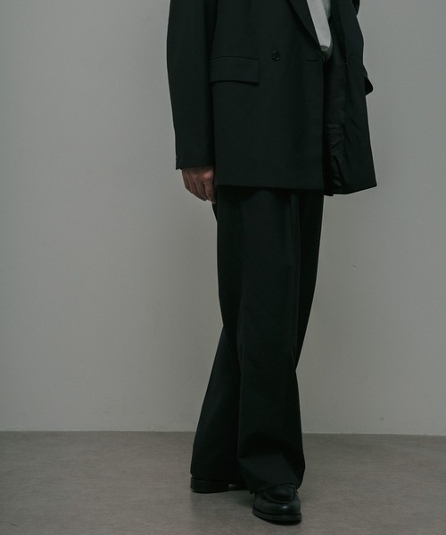 URBAN RESEARCH DOORS（アーバンリサーチドアーズ）の「HT Gabardine 2Tuck Pants（その他パンツ・メンズ・ブラック/ネイビー・MEDIUM/LARGE/SMALL）」の12枚目の写真