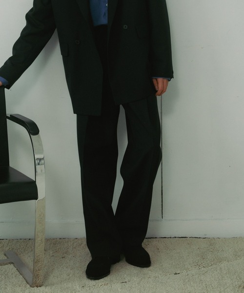 URBAN RESEARCH DOORS（アーバンリサーチドアーズ）の「HT Gabardine 2Tuck Pants（その他パンツ・メンズ・ブラック/ネイビー・MEDIUM/LARGE/SMALL）」の15枚目の写真