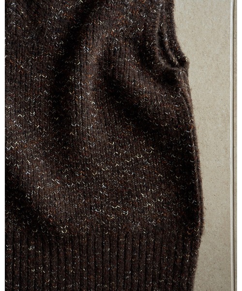 anuke（アンヌーク）の「Nep Knit Vest（ベスト・レディース・ブラウン/グレー・FREE）」の12枚目の写真
