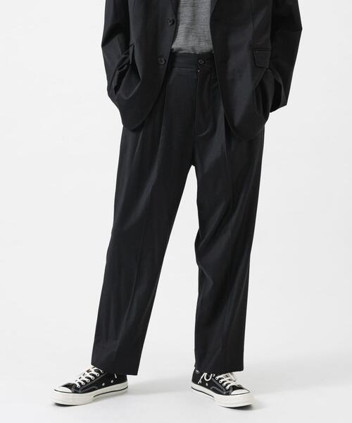 URBAN RESEARCH（アーバンリサーチ）の「new basic　WOOL SILK WIDE SLACKS（その他パンツ・メンズ・ブラック・MEDIUM/LARGE/X-LARGE）」の4枚目の写真
