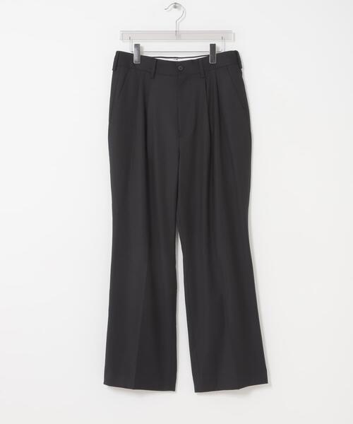 URBAN RESEARCH（アーバンリサーチ）の「new basic　WOOL SILK WIDE SLACKS（その他パンツ・メンズ・ブラック・MEDIUM/LARGE/X-LARGE）」の10枚目の写真