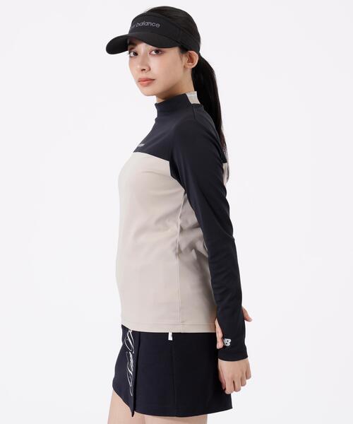New Balance Golf(ニューバランスゴルフ)の「UV 長袖 モックネック プルオーバー (WOMENS)(Tシャツ/カットソー・レディース・ホワイト/ベージュ系その他2/ブラック・LARGE/MEDIUM/SMALL)」の7枚目の写真