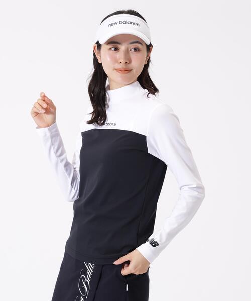 New Balance Golf(ニューバランスゴルフ)の「UV 長袖 モックネック プルオーバー (WOMENS)(Tシャツ/カットソー・レディース・ホワイト/ベージュ系その他2/ブラック・LARGE/MEDIUM/SMALL)」の13枚目の写真