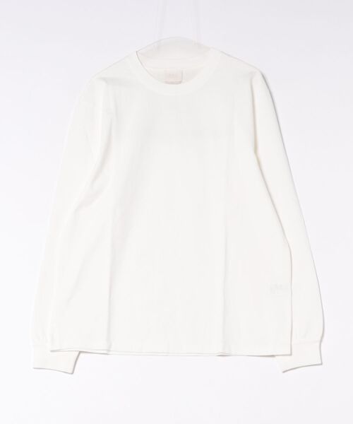 A.P.C.（アーペーセー）の「T-SHIRT MANCHES LONGUES APC HIVER 26（Tシャツ/カットソー・メンズ・オフホワイト/グリーン系その他/ブラウン・XS/S/M/L）」の2枚目の写真