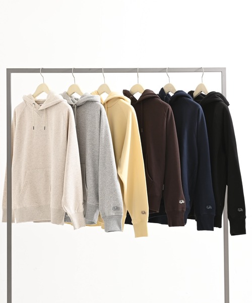 FRUIT OF THE LOOM（フルーツオブザルーム）の「【FRUIT OF THE LOOM】ヘリテージスウェットフーディー（パーカー・メンズ・ブラック/ダークブラウン/杢グレー/ネイビー/アイボリー/クリーム・XL/S/L/M）」の8枚目の写真