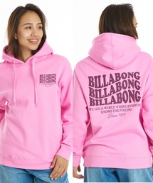 BILLABONG ウィメンズ WAVE LOGO LOOSE FIT PARKA パーカー 【MEDIUM LOOSE】【2026年秋冬モデル】/ビラボンオーバーサイズプルオーバーフーディー