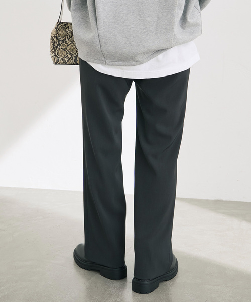 Spick & Span(スピックアンドスパン)の「ツイルイージーパンツ(スラックス・レディース・アイボリー/ベージュ/ブラック系その他・36/34/40/38)」の12枚目の写真