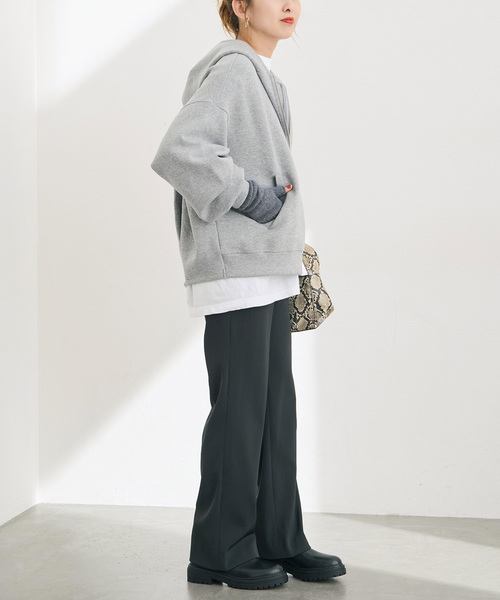 Spick & Span(スピックアンドスパン)の「ツイルイージーパンツ(スラックス・レディース・アイボリー/ベージュ/ブラック系その他・36/34/40/38)」の13枚目の写真