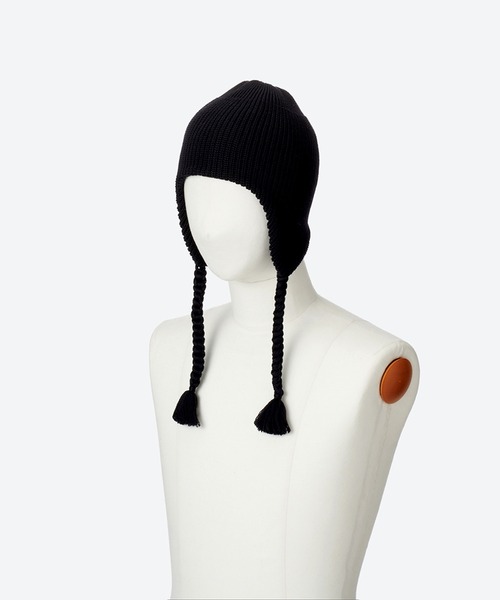 5lack✖️evisen ビーニー　高田音楽制作事務所 dogear ニット帽 WOOL KNIT EAR BEANIE（ニットキャップ/ビーニー）｜KIJIMA TAKAYUKI