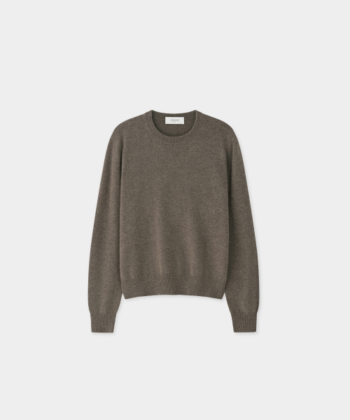 J'RIUM(ジェイリウム)の「カシミヤブレンド エッセンシャル ラウンドネック ニット ブラウン(ニット/セーター・メンズ・その他・SMALL/M/L/X-LARGE)」の2枚目の写真