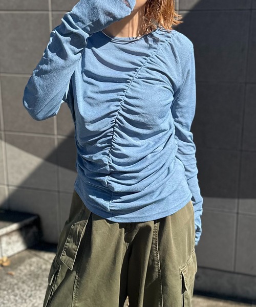 ブルー
model:154cm 着用サイズ:FREE
