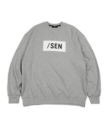 Monkey Flower（モンキーフラワー）の「共用ボックスロゴルーズフィットスウェットシャツ/SS2WMT04U M-GRAY（スウェット）」