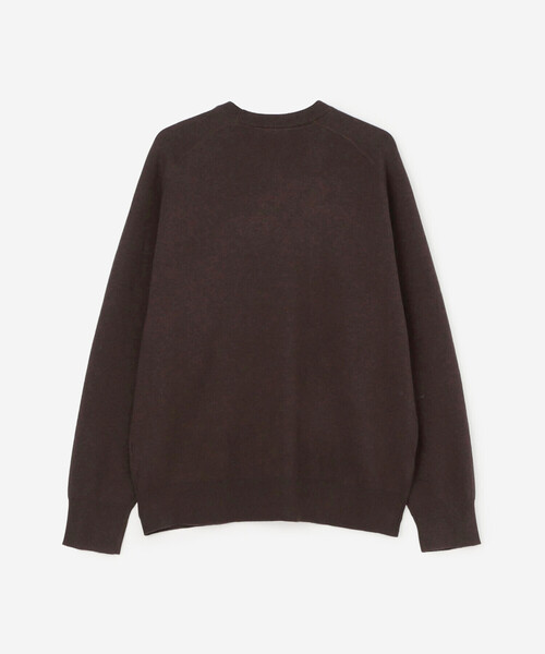 RYE TENDER(ライテンダー)の「RYE TENDER | コットンカシミア ラグランニットプルオーバー MEN(ニット/セーター・メンズ・ブラック/グリーン/ブラウン・1/2)」の5枚目の写真