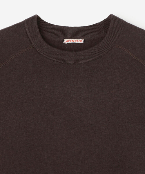 RYE TENDER(ライテンダー)の「RYE TENDER | コットンカシミア ラグランニットプルオーバー MEN(ニット/セーター・メンズ・ブラック/グリーン/ブラウン・1/2)」の6枚目の写真