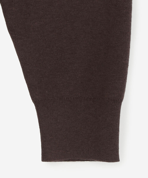 RYE TENDER(ライテンダー)の「RYE TENDER | コットンカシミア ラグランニットプルオーバー MEN(ニット/セーター・メンズ・ブラック/グリーン/ブラウン・1/2)」の7枚目の写真