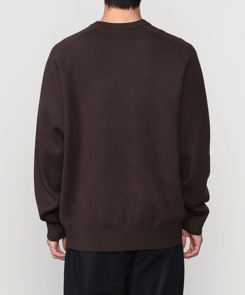 RYE TENDER(ライテンダー)の「RYE TENDER | コットンカシミア ラグランニットプルオーバー MEN(ニット/セーター・メンズ・ブラック/グリーン/ブラウン・1/2)」の11枚目の写真