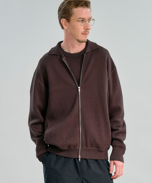 RYE TENDER(ライテンダー)の「RYE TENDER | コットンカシミア ラグランニットプルオーバー MEN(ニット/セーター・メンズ・ブラック/グリーン/ブラウン・1/2)」の16枚目の写真