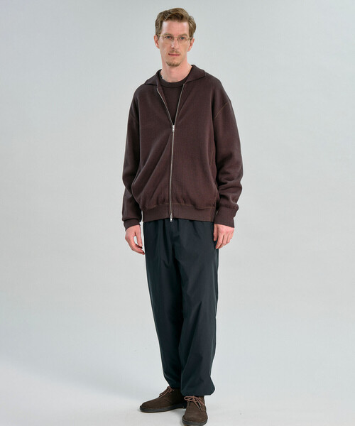 RYE TENDER(ライテンダー)の「RYE TENDER | コットンカシミア ラグランニットプルオーバー MEN(ニット/セーター・メンズ・ブラック/グリーン/ブラウン・1/2)」の17枚目の写真