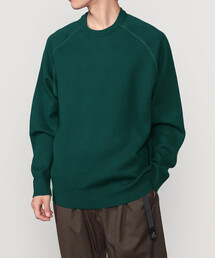 RYE TENDER | コットンカシミア ラグランニットプルオーバー MEN