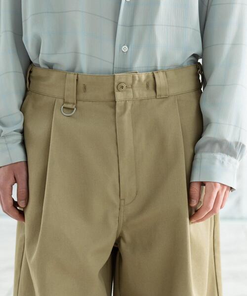 tk.TAKEO KIKUCHI（ティーケータケオキクチ）の「【別注】Dickies®　TRバレルパンツ（その他パンツ・メンズ・ブラック/ベージュ・03/02）」の14枚目の写真
