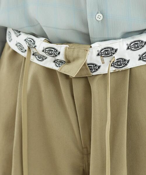tk.TAKEO KIKUCHI（ティーケータケオキクチ）の「【別注】Dickies®　TRバレルパンツ（その他パンツ・メンズ・ブラック/ベージュ・03/02）」の19枚目の写真