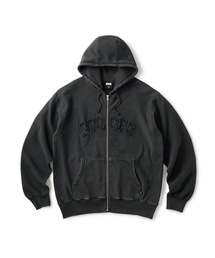 CUTOUT ARC LOGO ZIP UP HOODY