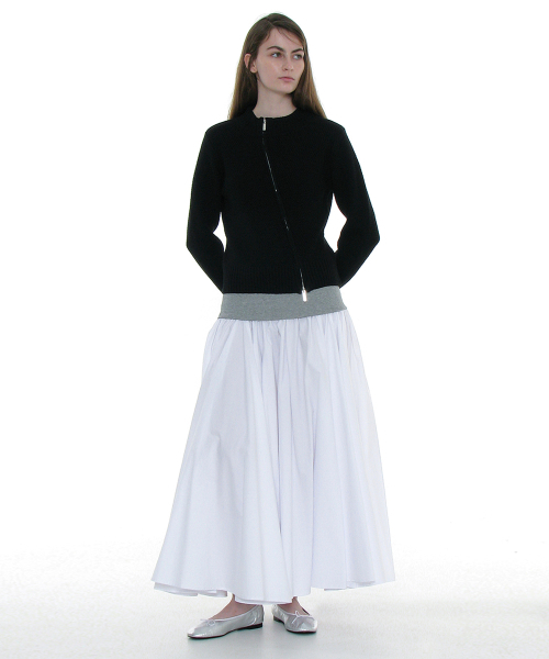 PARTIMENTO WOMEN(パルティメントウィメン)の「ボリュームフレアマキシスカート_ホワイト(スカート・レディース・その他・SMALL/MEDIUM)」の8枚目の写真