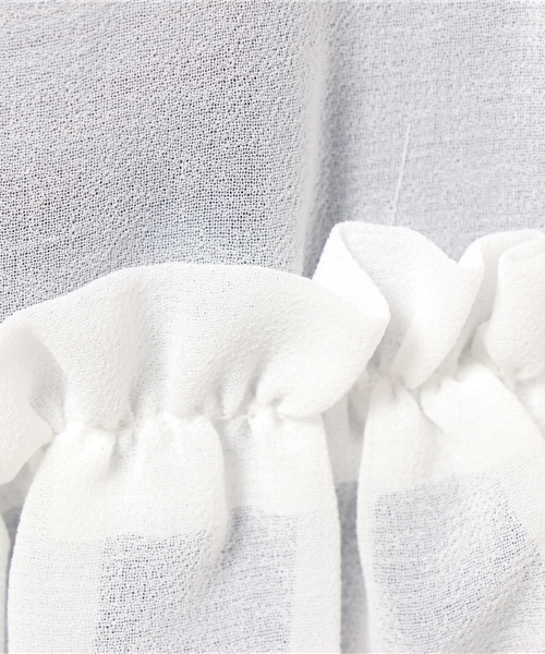 SLY（スライ）の「FRILL BOWTIE BLOUSE（シャツ/ブラウス・レディース・ブラック/ホワイト/イエロー・1/2）」の10枚目の写真