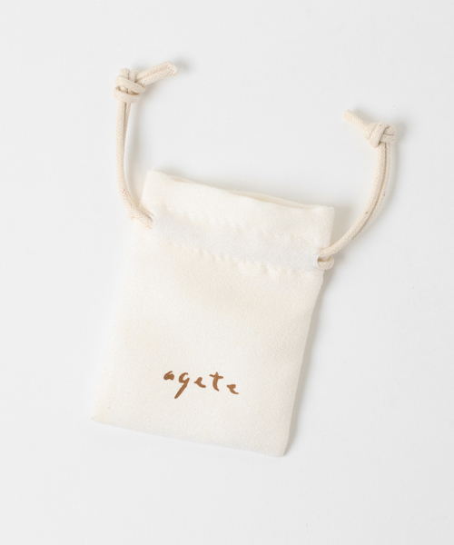 agete(アガット)の「<クラスターセッティング>K18ネックレス(ネックレス・レディース・イエローゴールド・FREE)」の6枚目の写真