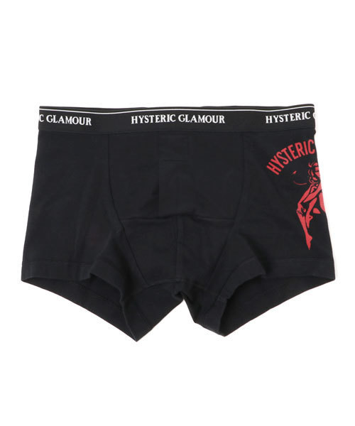 HYSTERIC GLAMOUR（ヒステリックグラマー）の「HYS DEVIL pt BOXER BRIEF（ボクサーパンツ・メンズ・オレンジ/トップグレー/ブラック・FREE）」の2枚目の写真