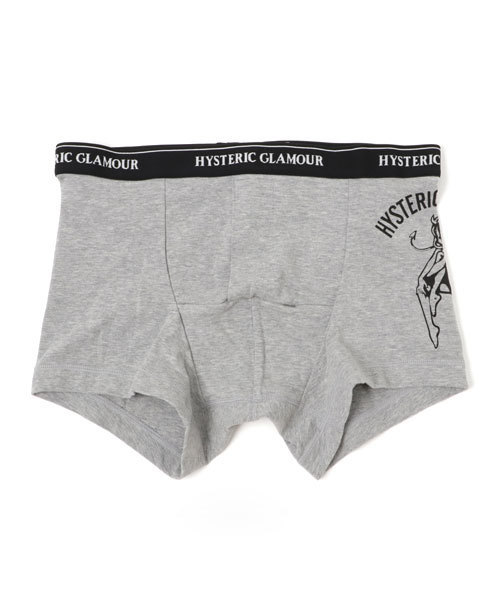 HYSTERIC GLAMOUR（ヒステリックグラマー）の「HYS DEVIL pt BOXER BRIEF（ボクサーパンツ・メンズ・オレンジ/トップグレー/ブラック・FREE）」の3枚目の写真
