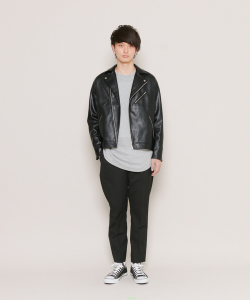 SENSE OF PLACE by URBAN RESEARCH（センスオブプレイスバイアーバンリサーチ）の「ビッグライダースジャケット（ライダースジャケット・メンズ・ブラック・FREE）」の13枚目の写真