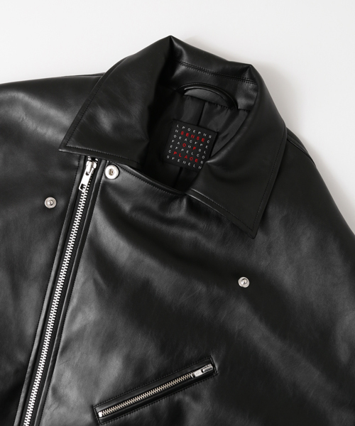 SENSE OF PLACE by URBAN RESEARCH（センスオブプレイスバイアーバンリサーチ）の「ビッグライダースジャケット（ライダースジャケット・メンズ・ブラック・FREE）」の7枚目の写真